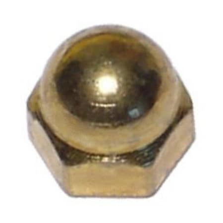 Midwest Fastener Acorn Nut, #4-40, Solid Brass, 15 PK 61061